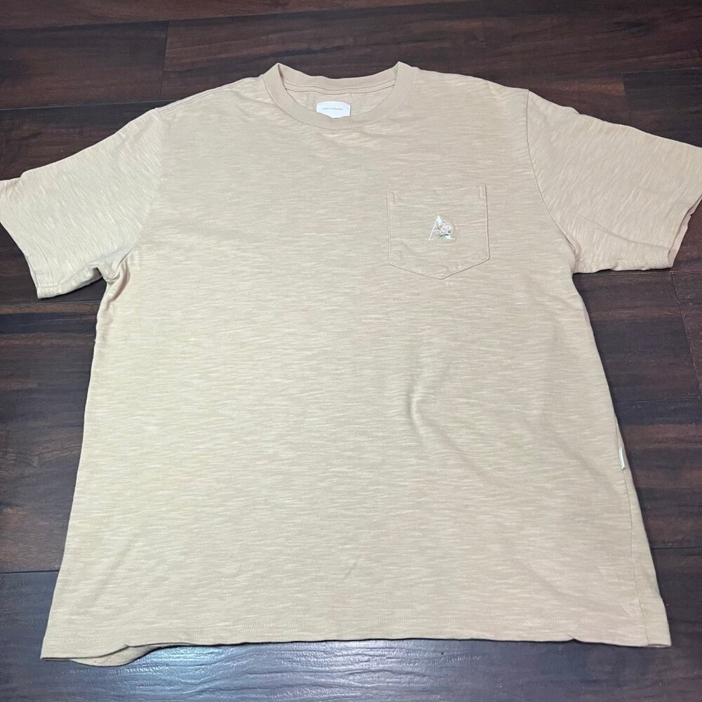 Aime Leon Dore Floral A Slub Pocket Tee (2022) Warm Sand - XL